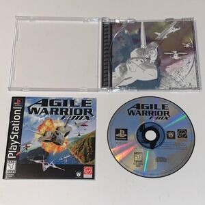 Agile Warrior F-111X (PlayStation 1 PS1 1996) CIB Manual Tested w/ Gameplay Pics